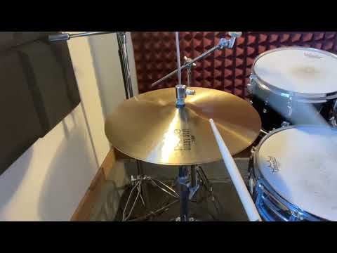 Paiste Giant Beat 15" Hi Hats T-956g B-1302g w/ video demo of actual cymbal for sale image 2