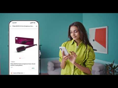 Philips hair straightener brush delivered in just 10 mins! 💁‍♀️