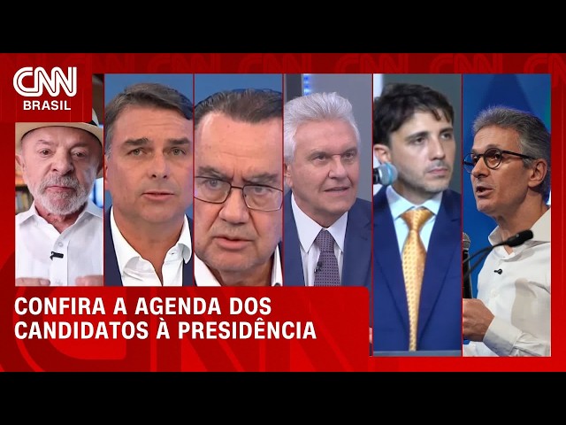 Eleições 2026: confira a agenda dos candidatos à presidência | LIVE CNN