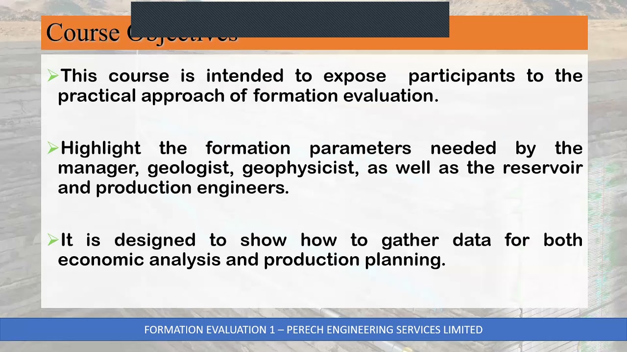 FORMATION EVALUATION WEBINAR PART-1 | SkolarGate