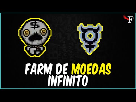FARM DE MOEDAS INFINITAS! - THE BINDING OF ISAAC REPENTANCE - #375 PTBR