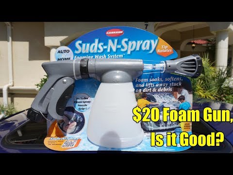 Carrand Suds N Spray Foam Gun Review on my Honda Prelude.