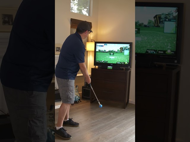 Vídeo relacionado con PHIGOLF Phigolf2 - Simulador de golf con palo oscilante para uso en interiores y exteriores, entrenador de swing de golf con sensor de movimiento mejorado y análisis de swing 3D, aplicación compatible
