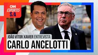 Vídeo: 
Entrevista com Carlo Ancelotti, técnico da Seleção, e Rodrigo Caetano