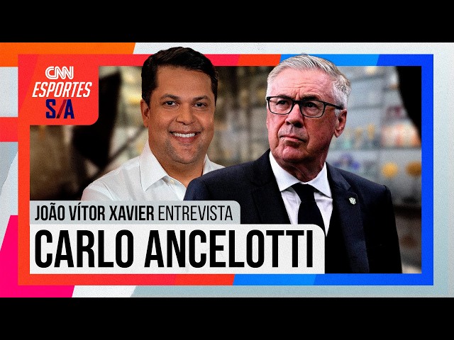 AO VIVO: Entrevista com Carlo Ancelotti, técnico da Seleção, e Rodrigo Caetano | ESPORTES S/A
