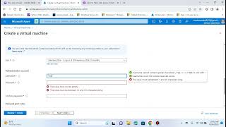 How to configure  Windows Server 2019 VM on Azure Portal