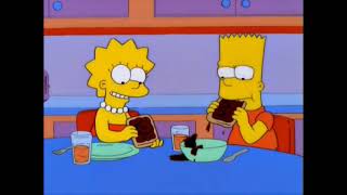 Bart and Lisa make fudge mess on floor [Simpsons edit] #bartsimpson #lisasimpson #thesimpsons