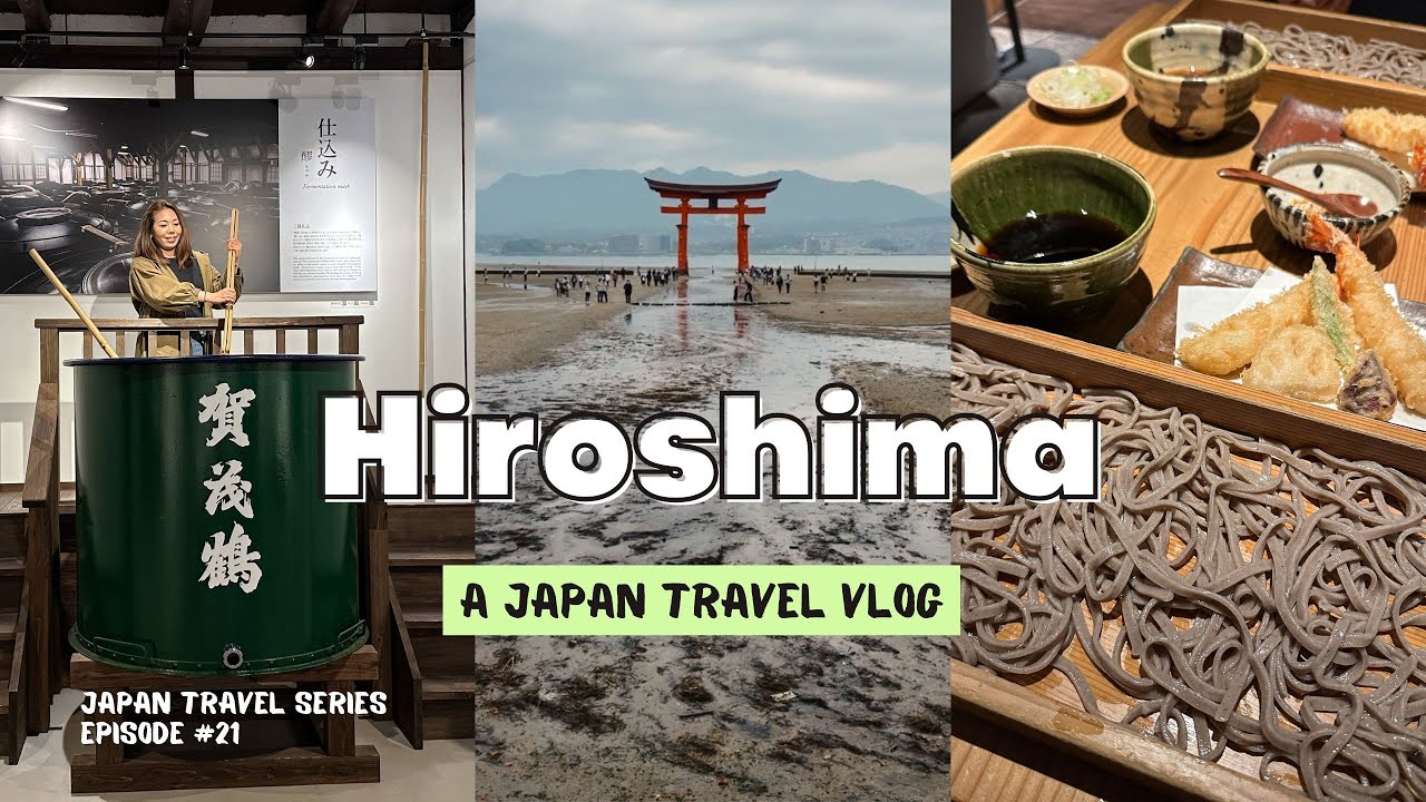 Join the thrill as we explore Saijo Sake town and uncover Hiroshima's gems in this captivating video tour!