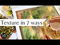 The Ultimate Secret To Getting FREE Texture In Your Watercolor Paintings 7 Top Tips