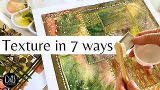 7 Top Tips to Create Watercolor Abstracts Using Texture