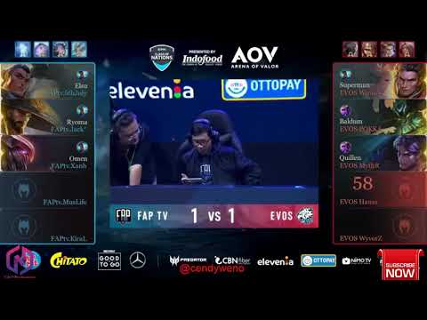 EVOS vs FAPTV (Game 3) - ESL Clash of Nations - Arena of Valor Day 2