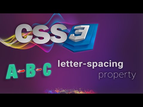 Master Css Letter Spacing