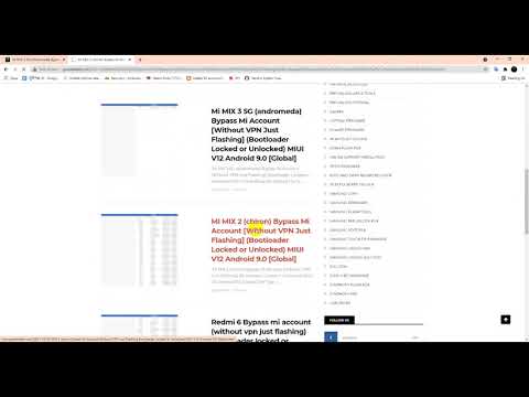 How To Download MI MIX 2 (chiron) Bypass Mi Account Remove File Just Flash Free