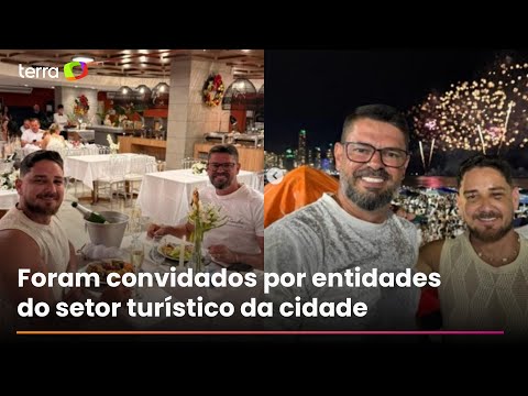 Casal agredido em Porto de Galinhas passa réveillon em Balneário Camboriú