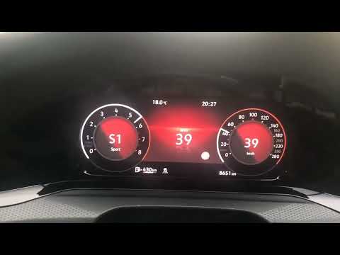 Volkswagen Golf GTI (Mk8) 2.0 TSI 245HP DSG Acceleration 0-100 Km/h (LHD Model)