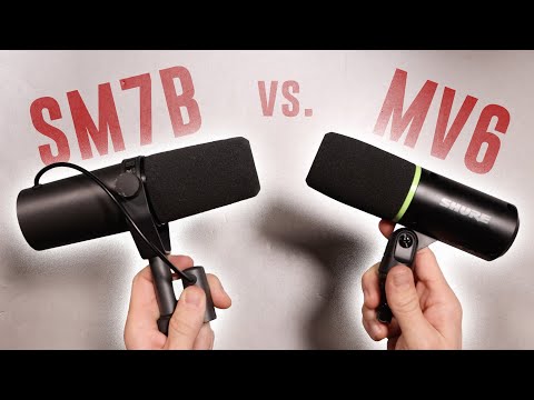 Shure MV6 vs Shure SM7b