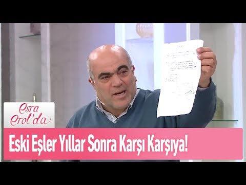 Eski eşler yıllar sonra karşı karşıya! - Esra Erol'da 20 Şubat 2019