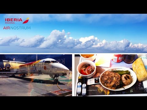 Iberia Regional Business Bombardier CRJ1000 Faro-Madrid-Alicante FULL FLIGHT