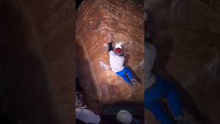 Video thumbnail of On A Whim, V7. Red Rocks