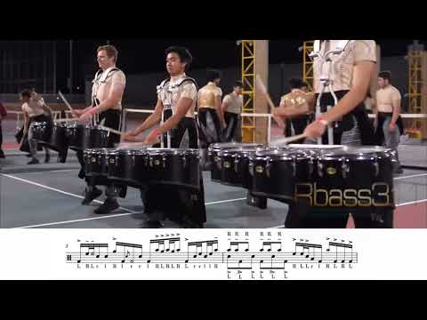 Pulse Percussion 2024 Tenor Feature Transcription