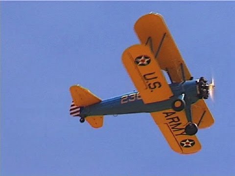 Stearman aerobatics view from the cockpit