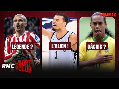 Wemby-era en NBA ? Griezmann légende sans titre majeur ? Ronnie un gâchis ? RMC SPORT CLUB S2E38