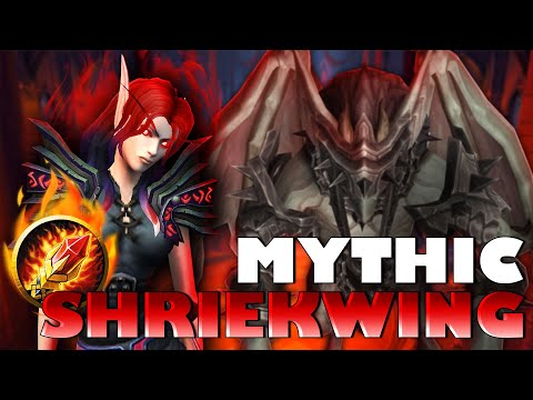 Mythic Shriekwing - Fire Mage PoV