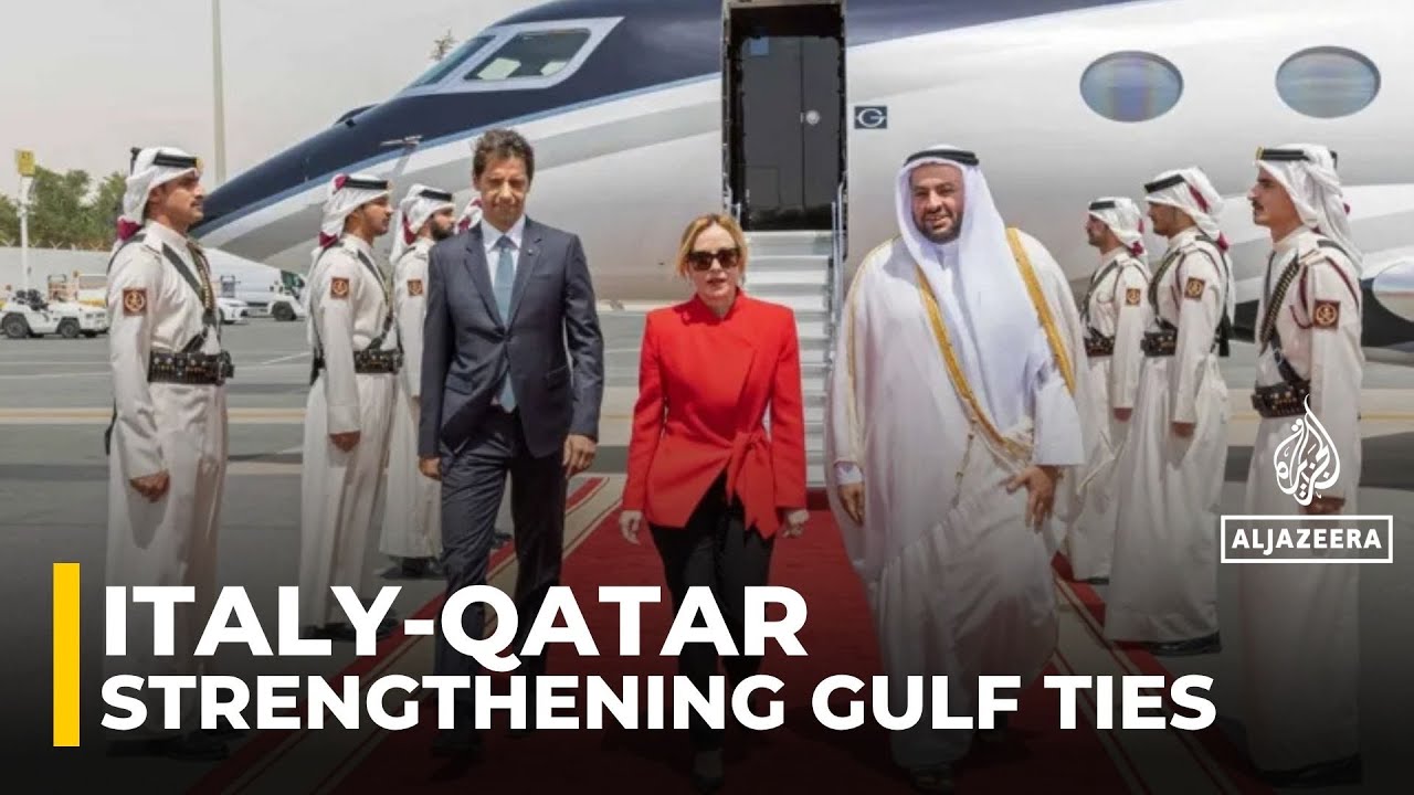 Italian prime minister arrives in Doha: Giorgia Meloni is visiting three gulf states
