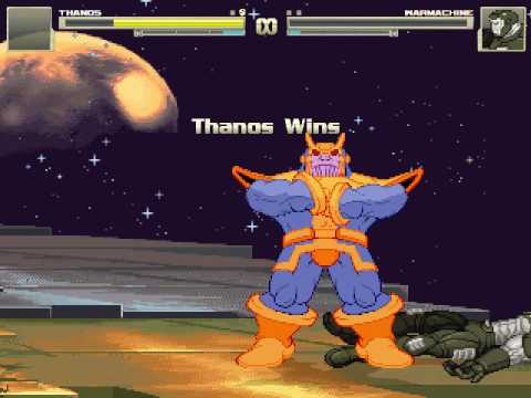 Thanos Vs War Machine