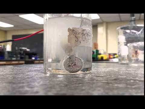 Electroplating a copper penny with zinc