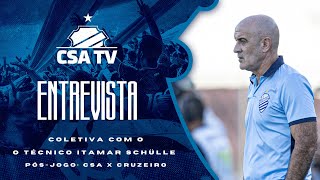 Coletiva pós-jogo com o técnico Itamar Schülle: CSA 3x0 Cruzeiro de Arapiraca - CSA TV