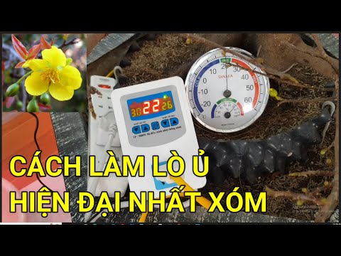 🔴 QBS22327 - HƯỚNG DẪN LÀM LÒ Ủ NHIỆT CHO CÂY MAI VÀNG | CÁCH LÀM LÒ Ủ NHIỆT CHO CÂY MAI VÀNG