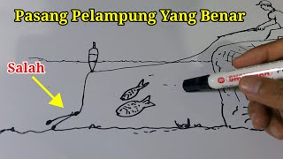 Download lagu Cara benar pakai pelampung mancing ikan di kolam harian. mp3