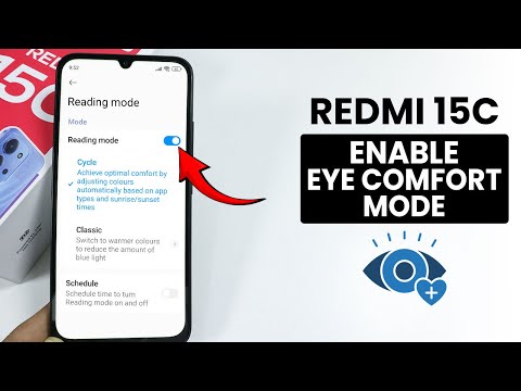 How to Enable Eye Comfort Mode on Redmi 15C - Turn On Night Mode