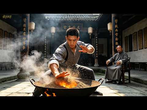 Kung Fu Film! Top fighter underestimates a underdog lad—who masters Iron Palm to crush him!