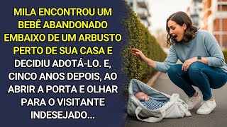 Mila encontrou um bebê abandonado e decidiu adotá-lo. E 5 anos depois, quando abriu a porta...