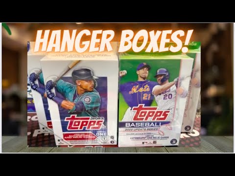 Topps Hanger Boxes 2022 Topps Update & 2023 Topps Series 1 Four Hanger Boxes!