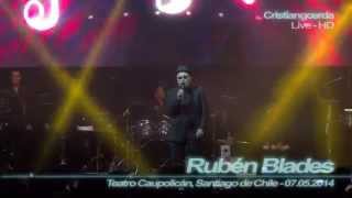 Rubén Blades - Plástico ( Teatro Caupolicán, Santiago de Chile - 07.05.2014 )
