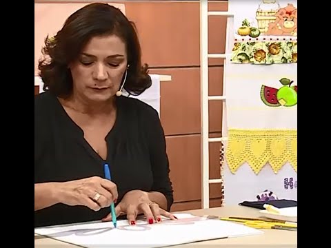 Pintura em Tecido com aplicação de renda na malha com Sylvia Regina | Vitrine do Artesanato na TV