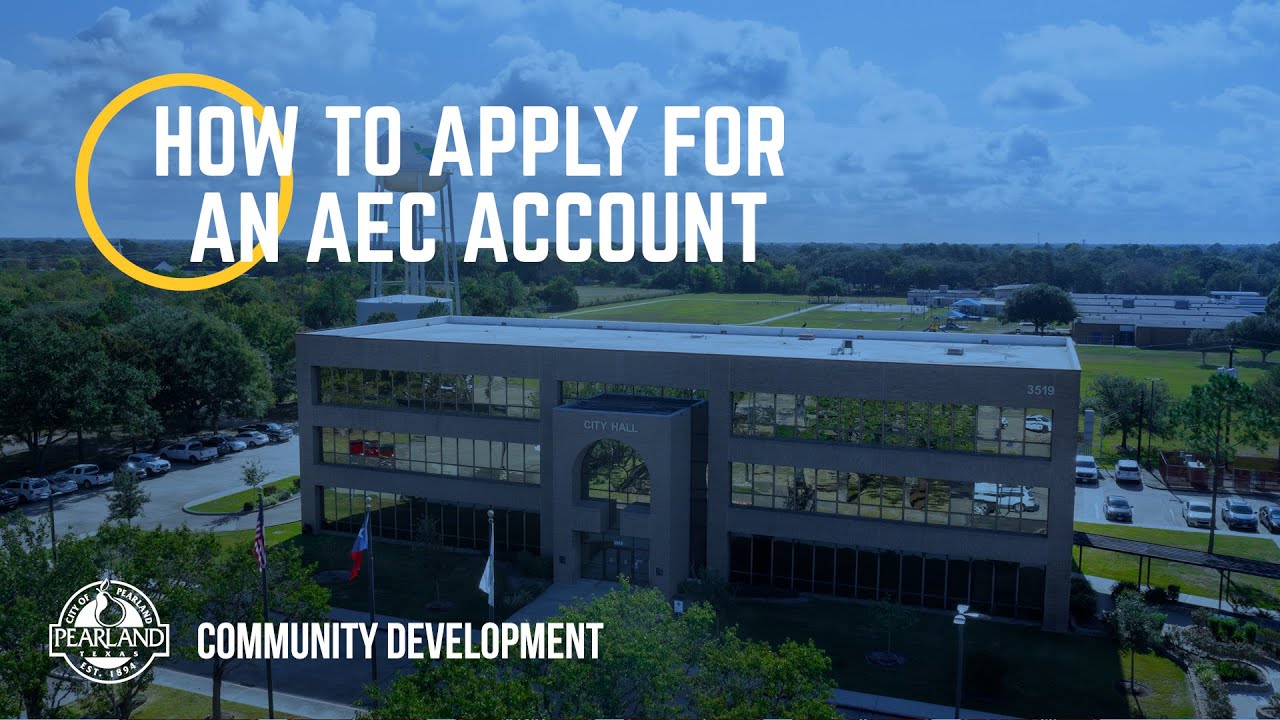 How To Apply For An AEC Account