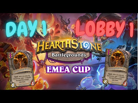 EMEA BATTLEGROUNDS CUP. DAY 1. LOBBY 1.