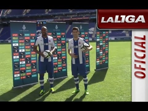Presentación de Pizzi y Sidnei con el RCD Espanyol