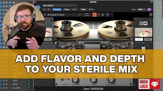 Video thumbnail for Add ANALOG Flavor to STERILE Pop Mixes with Overloud's Tapedesk by ILIO