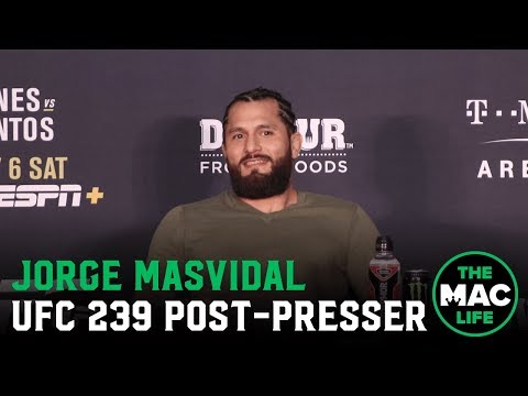 UFC 239 Post-Fight Press Conference: Jorge Masvidal talks record fast KO over Ben Askren