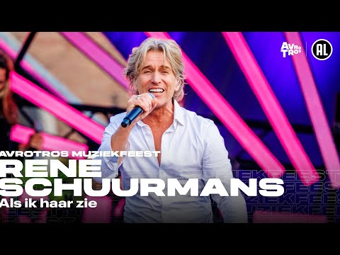René Schuurmans - Als ik haar zie (LIVE) • Muziekfeest op het Plein 2024 // Sterren NL