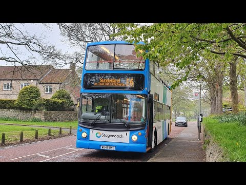 Journey on Route E6 | W645RND/17645 - Stagecoach North East: Dennis Trident/ALX400