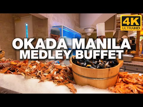 Okada Manila - Medley Buffet | Food Tour [4K UHD]