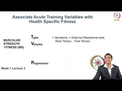 Health Specific Fitness Acute Training varibales Part - 01 thumbnail