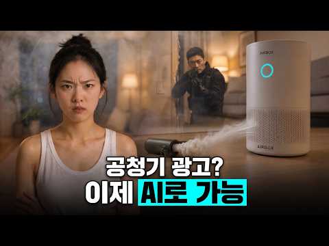 AI로 만든 공기청정기 광고 한 편, 누구나 비슷한 퀄리티를 낼 수 있는 방법 (Newtake)