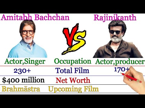 Amitabh Bachchan Vs Rajinikanth Comparison Videos |Career| Full biography |Upcoming movies